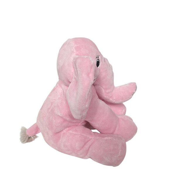 Teddy Mountain Pink Elephant Plush Stuffed Animal Soft Cuddly Toy 8” - Picture 3 of 7